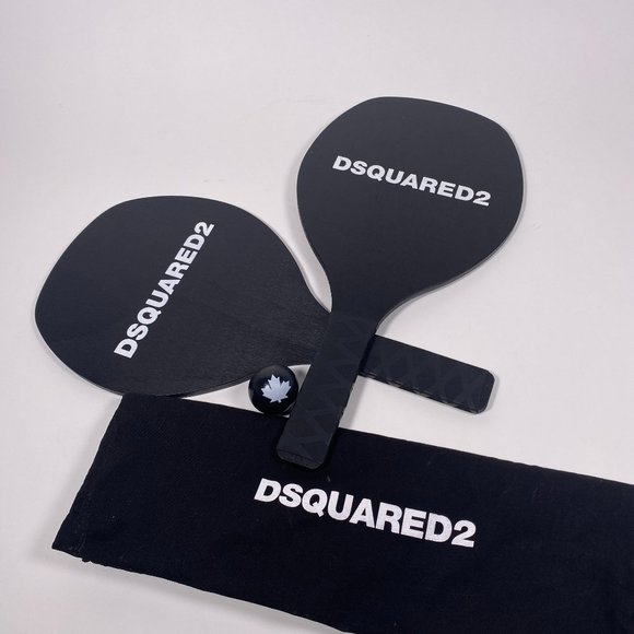 DSQUARED2 Black Paddle Set GIFT - Picture 1 of 4